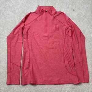 Straight Down The Lodge Torrey Pines 1/4 Zip Women's Medium Golf Pullover Pink